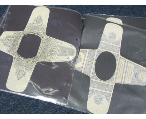 GB Revenues - Playing card duty tax wrappers (3d a pack levied 1862 - 1960). 9 fine examples, normally torn when opened. Bare