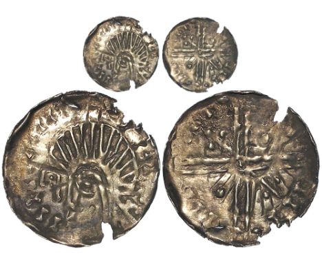 Hiberno-Norse silver penny, seems to be between Phases VI/VII c.1100 - c.1130 A.D., very late, degraded imitation of the Long