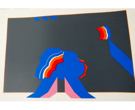 Three limited edition screen prints by S.A.Knowles dated November 1967 'We Do Have Lift-Off' Phase 6, numbered 1 of 10, 2 of 
