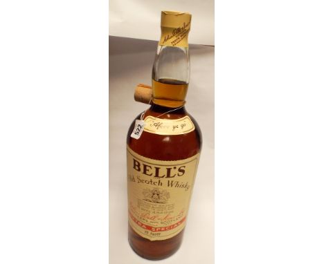 Vintage bottle of Arthur Bell's scotch whiskey, gallon bottle 