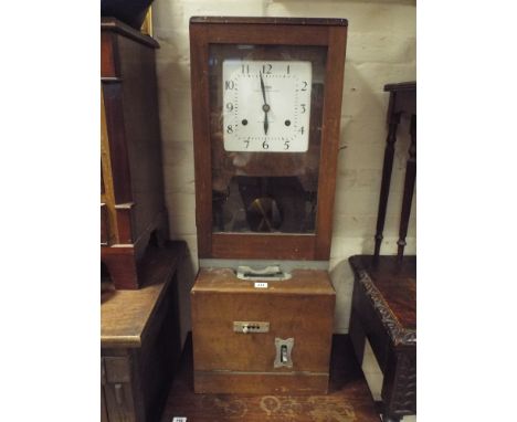 National Time Recorder Co Ltd timing in clock with cards etc 