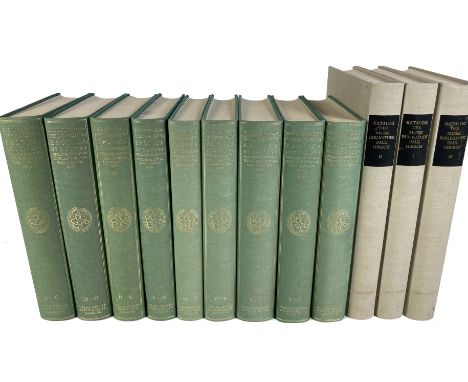 MEYER, K. &amp; P. HIRSCH. Katalog der Musikbibliothek Paul Hirsch, Frankfurt a/Main. (Photomech. reprint of the ed. 1928-36.