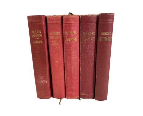 BAEDEKER, K. Konstantinopel, Balkanstaaten, Kleinasien, Archipel, Cypern. 2. Aufl. Lpz., 1914. W. 18 maps, 50 plans and 15 fl