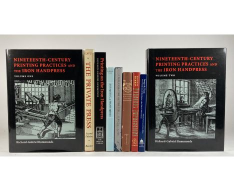 RUMMONDS, R.-G. Nineteenth-Century printing practices and the iron handpress and Selected readings. 2004. 2 vols. 4º. Ocl. w.