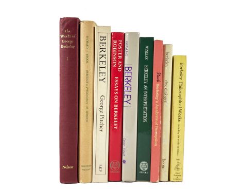 BERKELEY, G. The works. Vol 1. Ed. by A.A. Luce. (Reprint 1948. 1967). Obrds. (Some shelfwear). -- J. FOSTER &amp; H. ROBINSO