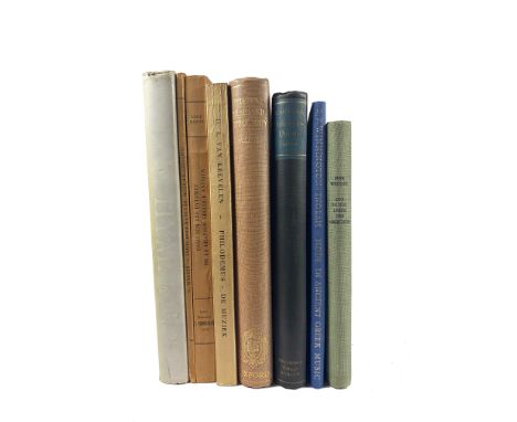 MUSIC -- ARISTIDES QUINTILIANUS. Von der Musik. Eingel., übers. &amp; erl. v. R. Schäfke. 1937. Ocl. -- E. WELLESZ. A history