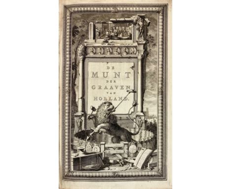 NUMISMATICS -- ALKEMADE, K. v. De goude en zilvere gangbare penningen der graaven en graavinnen van Holland, (...). Delft, A.