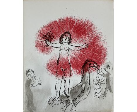 CHAGALL -- SENGHOR, L.S. Lettres d'hivernage. Paris, Ed. du Seuil, 1973. 59 pp. W. 8 or. illustrations by Marc Chagall. Owrps