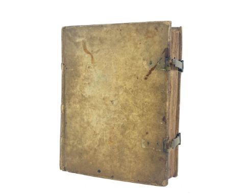MANUSCRIPT COOKBOOK. N.d. (=late 18th c.). C. 200 lvs. Ms. on paper in two legible hands w. index on recipes at beginning. Co