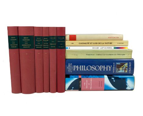 CASSIRER, E. Das Erkenntnisproblem in der Philosophie & Wissenschaft der neueren Zeit. 1973-74. 4 vols. Ocl. (Tiny smudges on