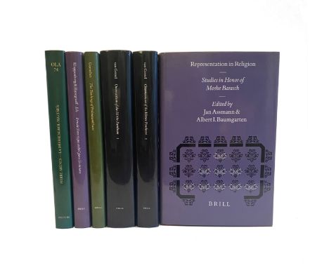 ASSMANN, J. &amp; A.I. BAUMGARTEN, (eds.). Representation in Religion. Studies in honor of Mosche Barasch. 2001. Ocl. w. dust