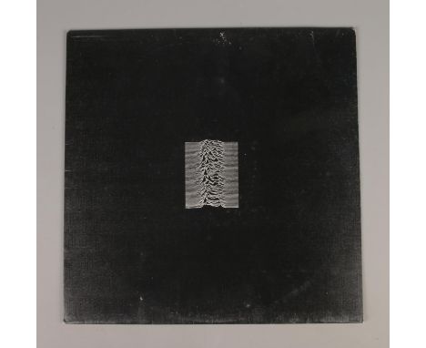 Joy Division Unknown Pleasures vinyl LP record, 1981 Lyntone pressing. Garrod &amp; Lofthouse textured sleeve. Matrix reading