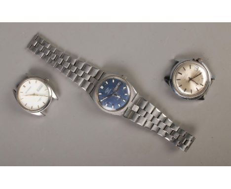 Three gents wristwatches including a Rotary, Sekonda and a Timex