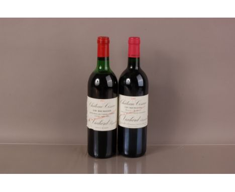 Two vintage bottles of Chateau Cissac Haut Medoc red wine, a 1983, level on shoulder, and a 1995, level good (2)