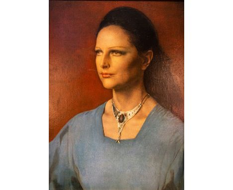 Pietro Annigoni (1910-1988), Portrait of a Woman, oil on board, signed 79cm x 58cm, framedArtist Resale Rights may apply