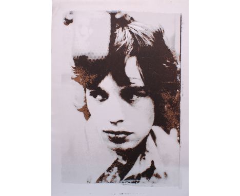Mick Jagger - Ink Icon Mick Jagger 'solo portrait' multicolour silkscreen print, printed by Bob Saitch on 300gsm Arches Water