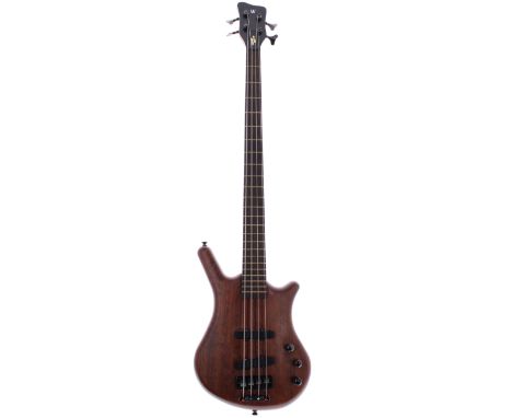 1999 Warwick Thumb Bolt-On bass guitar, made in Germany; Body: natural finish, light play wear to treble side of strings; Nec