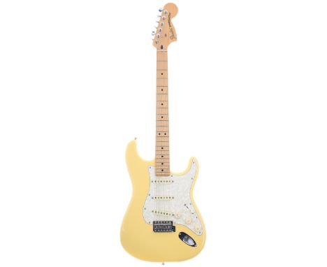 Boon Gould (Level 42) - 2013 Fender Deluxe Roadhouse Stratocaster electric guitar, made in Mexico, ser. no. MX13409984; Body:
