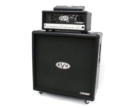 Boon Gould (Level 42) - EVH 5150 III guitar amplifier head, made in Mexico, ser. no. EVH-023090, with matching EVH-412ST 4 x 