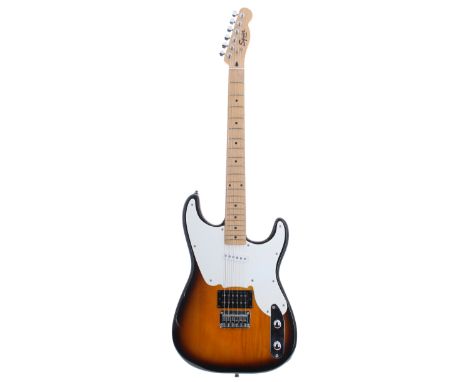 2004 Squier by Fender '51 electric guitar, crafted in Indonesia; Body: sunburst finish, one blemish to the back; Neck: maple;