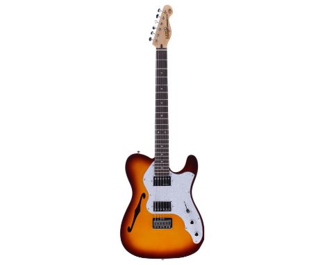 JHS Vintage Reissued Series V72 electric guitar;&nbsp;Body: sunburst finish; Neck: maple, pro reprofile and finished; Fretboa