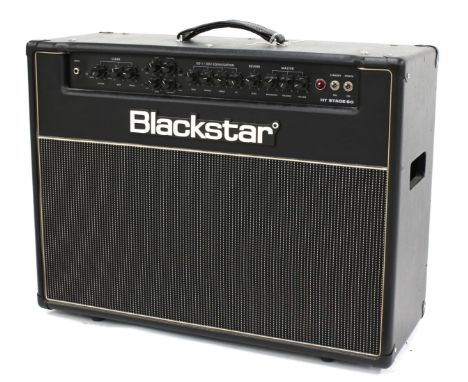 Boon Gould (Level 42) - Blackstar Amplfication HT Stage 60 guitar amplifier, made in China, ser. no. HCE150524024, with foot 