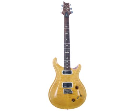 Boon Gould (Level 42) - 2015 Paul Reed Smith (PRS) 408 electric guitar, made in USA, ser. no. 15215979; Body: vintage yellow 