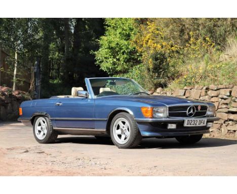 Registration No: D232 DFA Chassis No: WDB107412A052792 MOT: July 2024Warranted 53,500 miles from newHardtop and soft-top roof