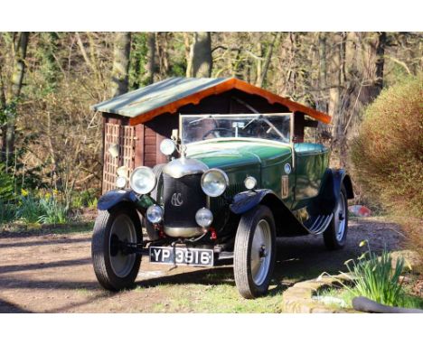 Registration No: YP 3916  Chassis No: 12651  MOT: ExemptIn current ownership for some thirty yearsTwo-seater coachwork with d