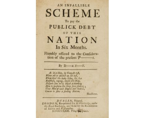 Economics.- Smith (John) Chronicon Rusticum-Commerciale; or, Memoirs of Wool, &amp;c..., 2 vol., first edition, half-title in