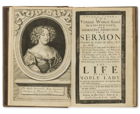 Women.- Walker (Anthony) Eurēka, Eurēka [graece]. The virtuous woman found. Her loss bewailed, and character exemplified in a