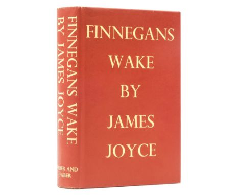 Joyce (James) Finnegans Wake, first edition, neat contemporary ownership inscription to pastedown, light scattered spotting t