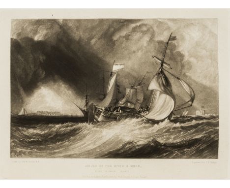 Turner (J.M.W.).- Hofland (Mrs.) River Scenery, by Turner and Girtin, engraved title and 20 fine mezzotint plates after Turne