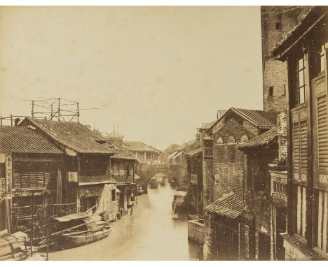 China and Australia.- Photograph album of views of China and Australia, c.90 albumen prints on 56pp., some a little faded, sp