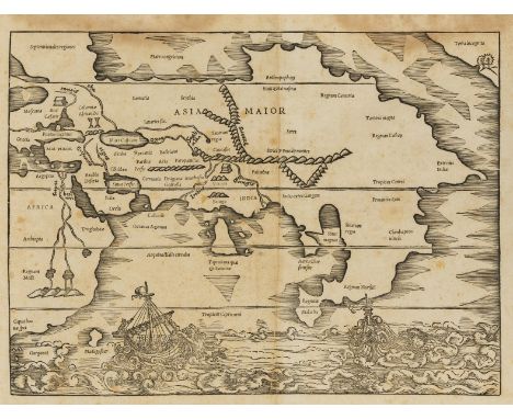 Solinus (Caius Julius) Polyhistor, Rerum Toto Orbe Memorabilium Thesaurus Locupletissimus, second edition, collation: a6 B4 a