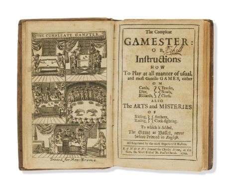 Sports &amp; Games.- Cotton (Charles) The Compleat Gamester: or, Instructions how to Play...Cards, Dice, Billiards, Trucks, B