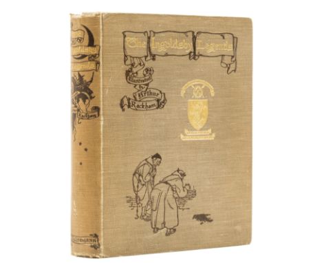 Rackham (Arthur).- Ingoldsby (Thomas) The Ingoldsby Legends, original sketch "The Hero" by Rackham to half-title, mounted pla