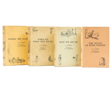 Milne (A. A.) [The Christopher Robin Books], 4 vol., comprising When We Were Very Young, fifth edition, light browning to end