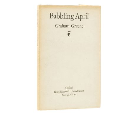 Greene (Graham) Babbling April, first edition, light toning to title and final p., partly unopened, original boards, light bu