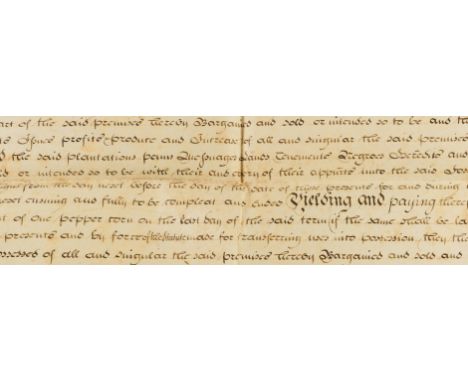 Slavery.- Jamaica.- Taaffe (Theobald, MP, adventurer and absentee slave-owner, benefitting from his wife's inheritance in Jam