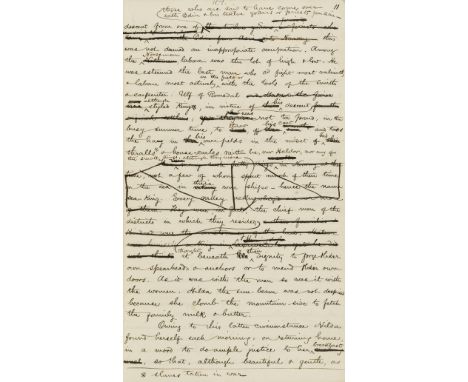 Ballantyne (Robert Michael, author, 1825-94) Erling the Bold a tale of The Norse Sea-Kings, autograph manuscript signed, titl