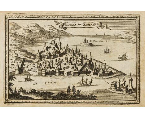 Peleponnese.- Morea.- Coronelli (Vincenzo) Beschryvinghe van het koninck-ryck Morea, 36 maps and plates, contemporary and lat