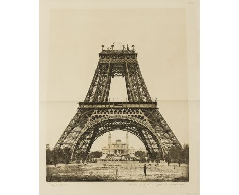 Eiffel (Gustave) La Tour de Trois Cents Mètres, 2 vol., one of 500 copies (numbering not uniform), signed presentation copy f