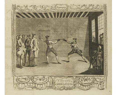 Fencing.- Olivier (Jean) Fencing Familiarized: or, a New Treatise on the Art of Sword Play; L'Art des Armes Simplifié..., fir