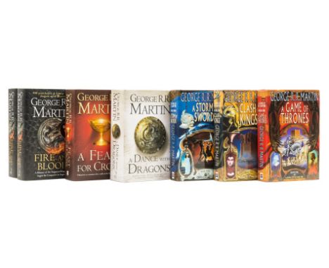 Martin (George R. R.) [A Song of Ice and Fire], 6 vol., comprising: A Game of Thrones, very light creasing to jacket, 1996;  