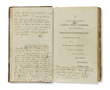 Mathematics.- Adams (George) Geometrical and graphical essays, containing a description of the mathematical instruments used 