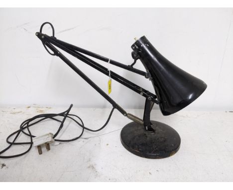 A black finished Anglepoise model 90 table lamp by the Anglepoise Lighting Co A/F Location:GLIf there is no condition report 