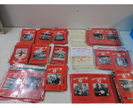 A collection of Arsenal Supporters Club 'Gunflash' magazines, approximately 400 from the 1940's through to 1970'sLocation: LA