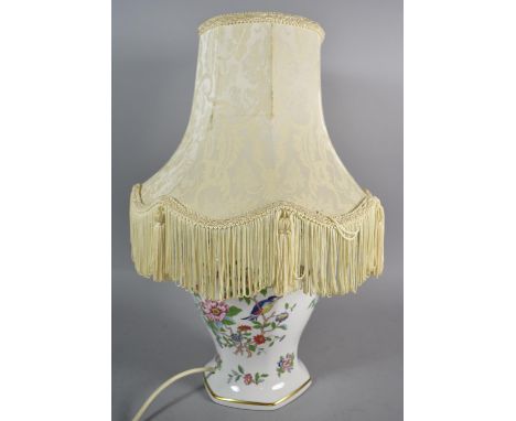 An Aynsley Table Lamp and Shade 