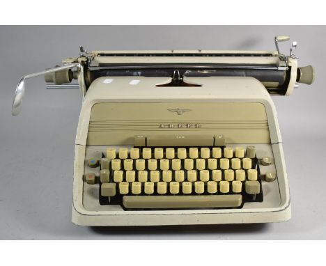 A Vintage West German Adler Manual Typewriter 